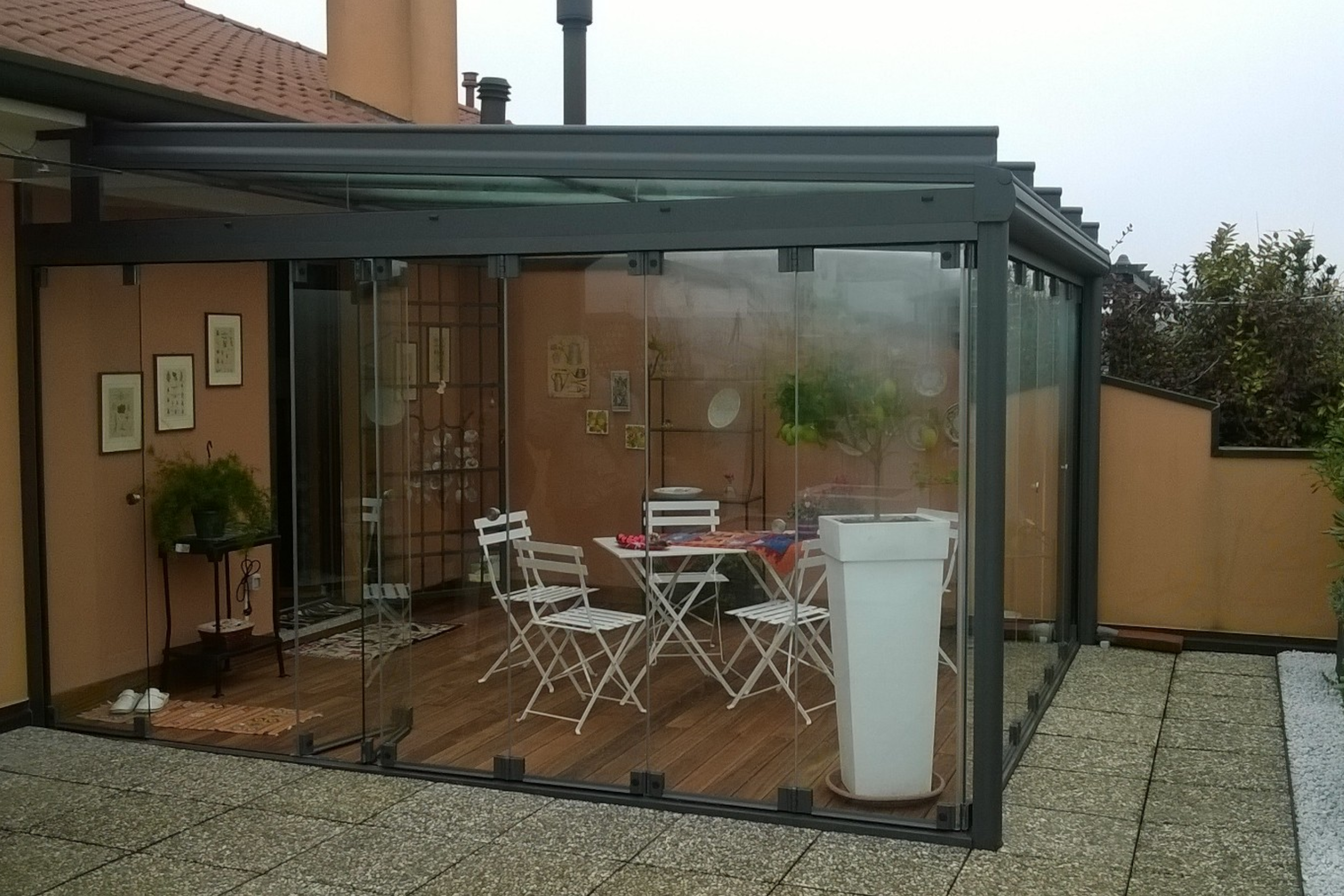 Vetrate Scorrevoli Pergola