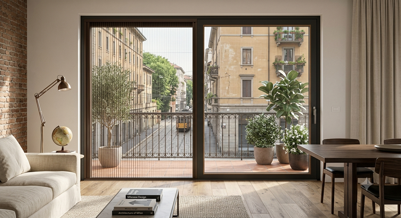Zanzariere plissettate Milano